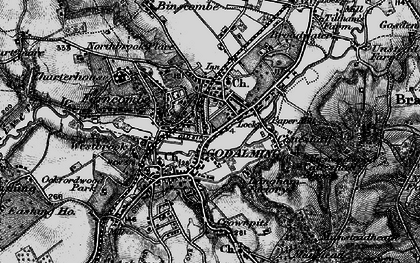 Old map of Frith Hill in 1896