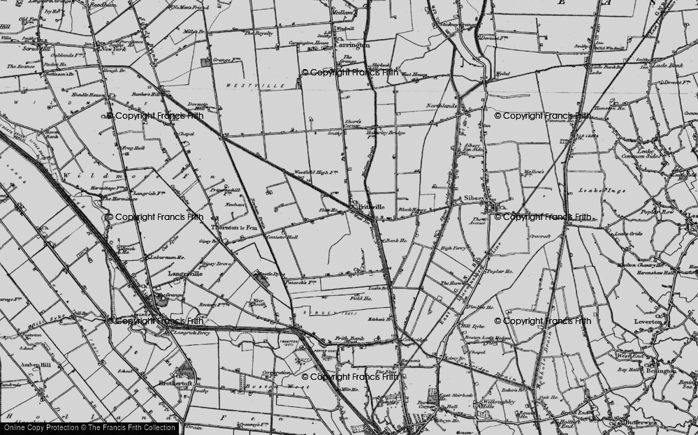 Old Map of Frithville, 1898 in 1898