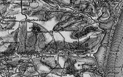 Old map of Frittiscombe in 1897