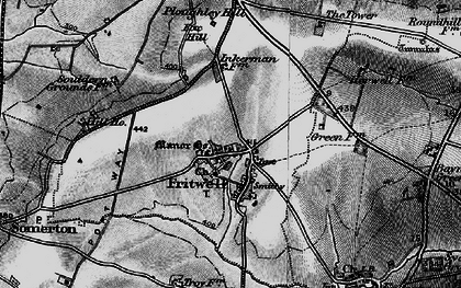 Old map of Fritwell in 1896