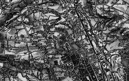 Old map of Frizinghall in 1898