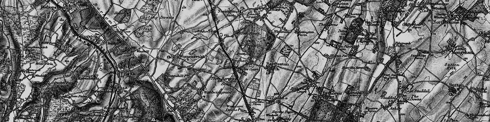 Old map of Frogham in 1895