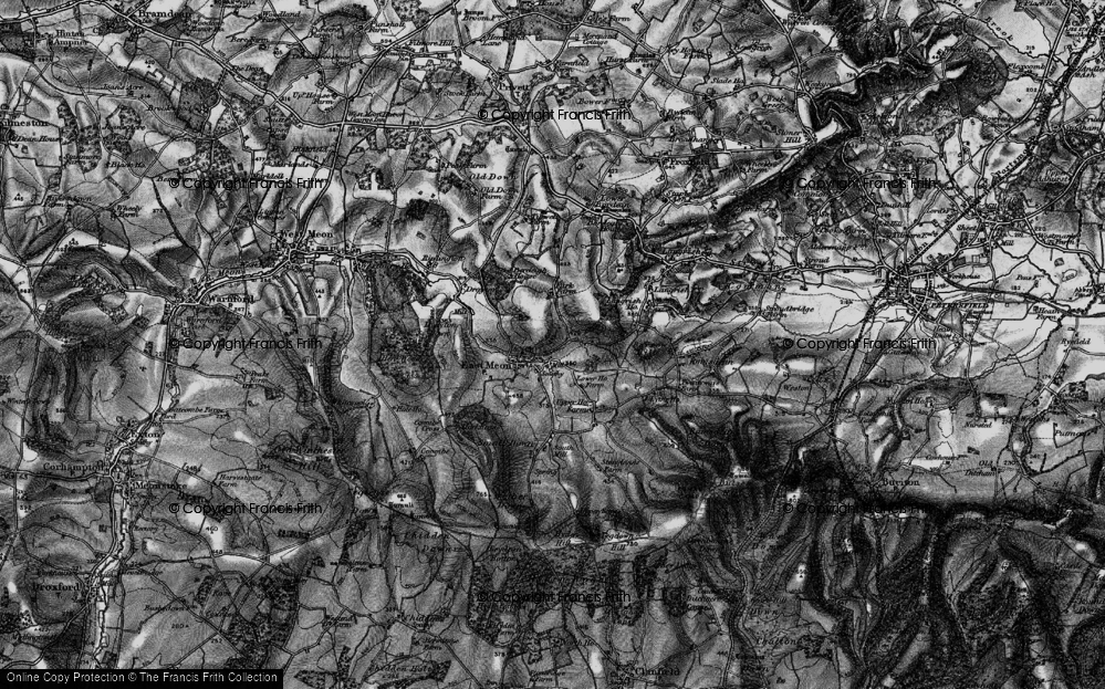 Old Map of Frogmore, 1895 in 1895