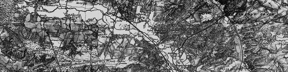 Old map of Frogmore in 1895
