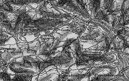Old map of Frogpool in 1895