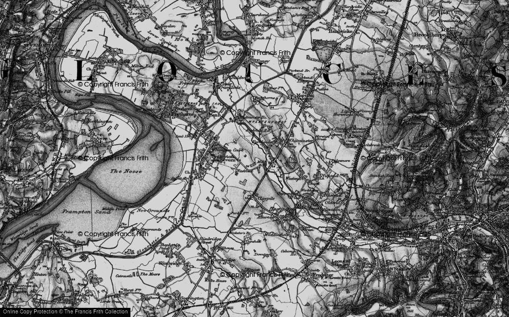 Old Map of Fromebridge, 1896 in 1896