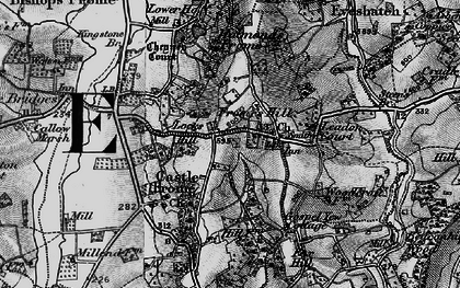 Old map of Fromes Hill in 1898