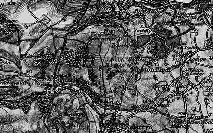 Old map of Fron in 1897