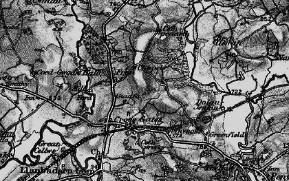 Old map of Fron in 1898