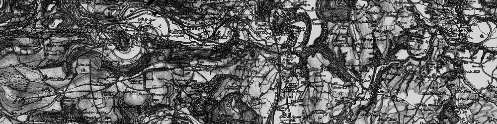 Old map of Blaenau Uchaf in 1897