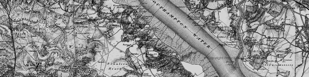Old map of Frostlane in 1895