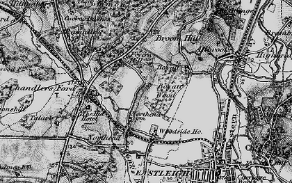 Old map of Fryern Hill in 1895