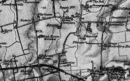 Old map of Fryerns in 1896