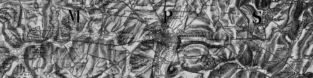 Old map of Fulflood in 1895