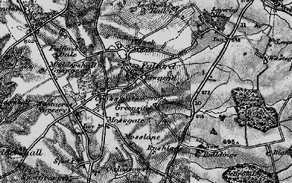 Old map of Fulford in 1897