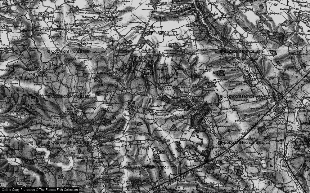 Old Map of Fuller Street, 1896 in 1896