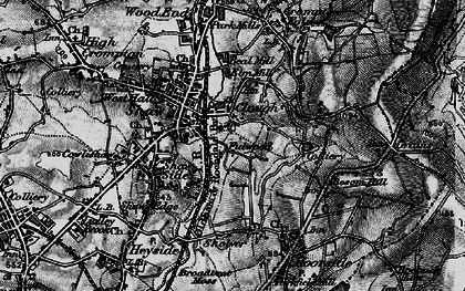 Old map of Fullwood in 1896