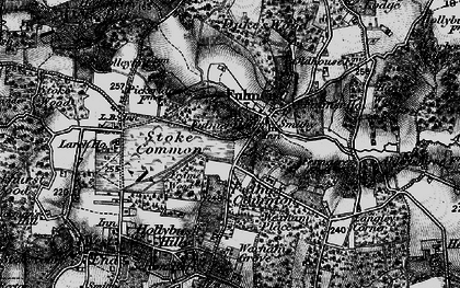 Old map of Fulmer in 1896