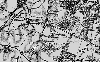 Old map of Fulmodeston in 1898