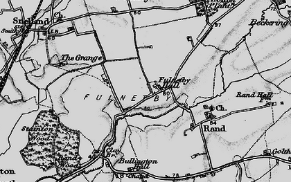 Old map of Fulnetby in 1899