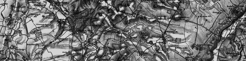 Old map of Fulready in 1898