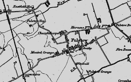 Old map of Fulstow in 1899