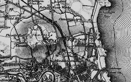 Old map of Fulwell in 1898