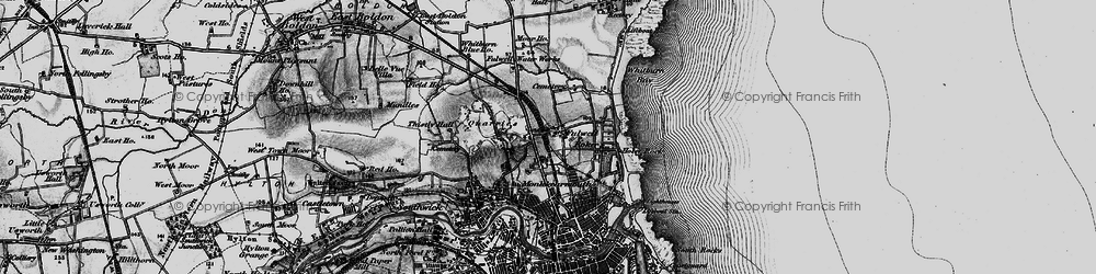 Old map of Fulwell in 1898