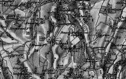 Old map of Fulwood in 1898