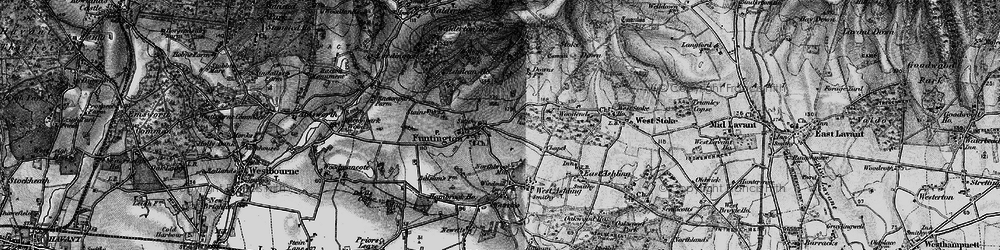 Old map of Adsdean Ho in 1895