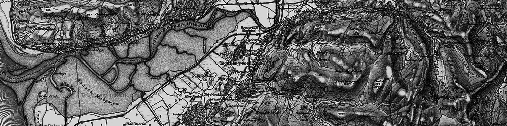 Old map of Furnace in 1899