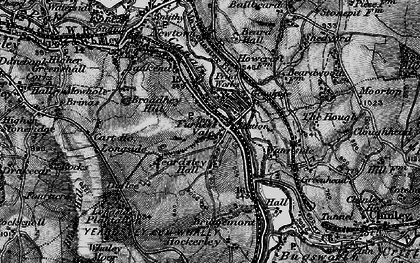 Old map of Furness Vale in 1896
