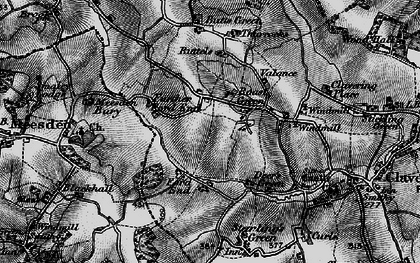 Old map of Further Ford End in 1896