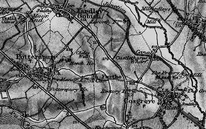 Old map of Furtho in 1896