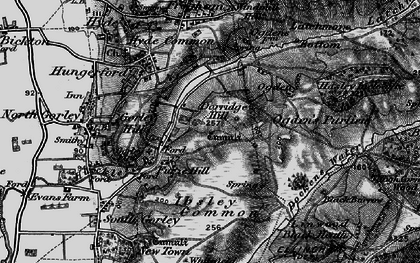 Old map of Furze Hill in 1895