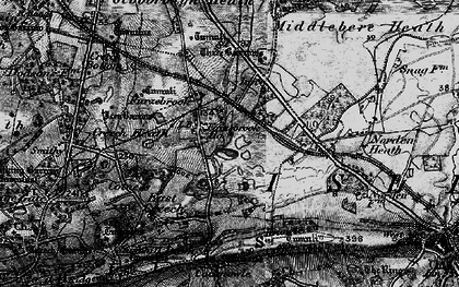 Old map of Furzebrook in 1897