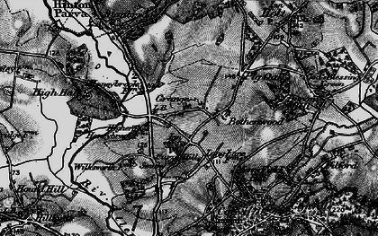 Old map of Furzehill in 1895
