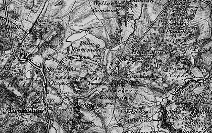 Old map of Furzley in 1895