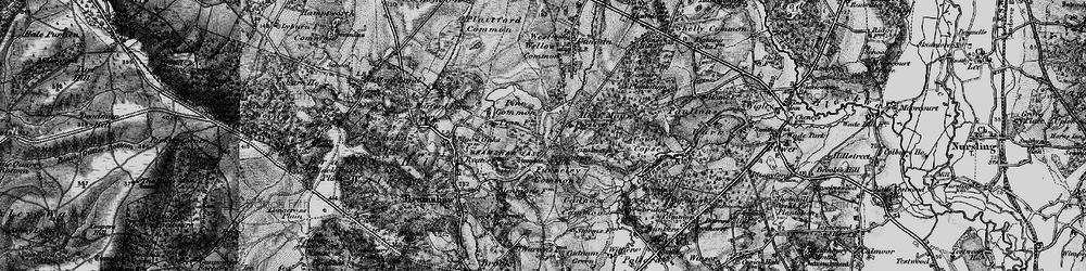 Old map of Furzley in 1895