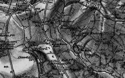 Old map of Fyfett in 1898