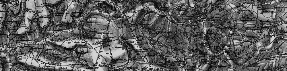Old map of Fyfett in 1898