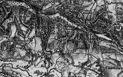 Old map of Fyning in 1895