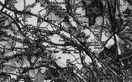 Old map of Gabalfa in 1898