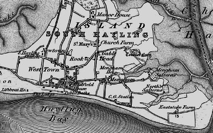 Old map of Gable Head in 1895