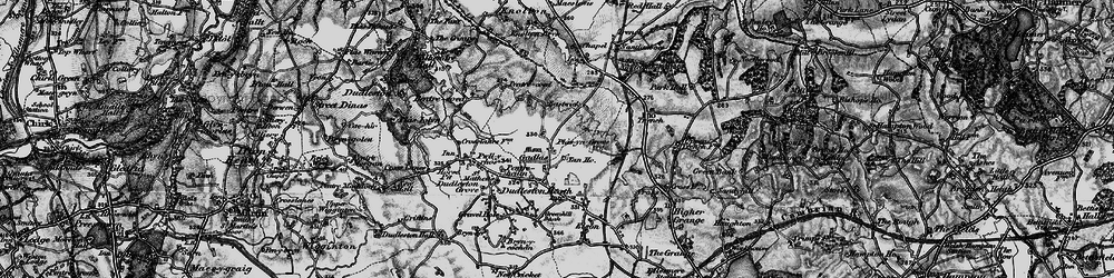 Old map of Gadlas in 1897