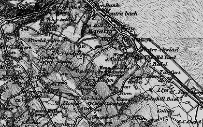 Old map of Gadlys in 1896