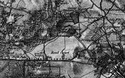 Old map of Gadshill in 1895
