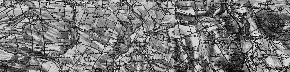 Old map of Gaitsgill in 1897