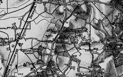 Old map of Galhampton in 1898