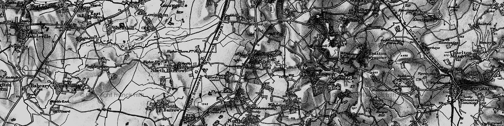 Old map of Galhampton in 1898